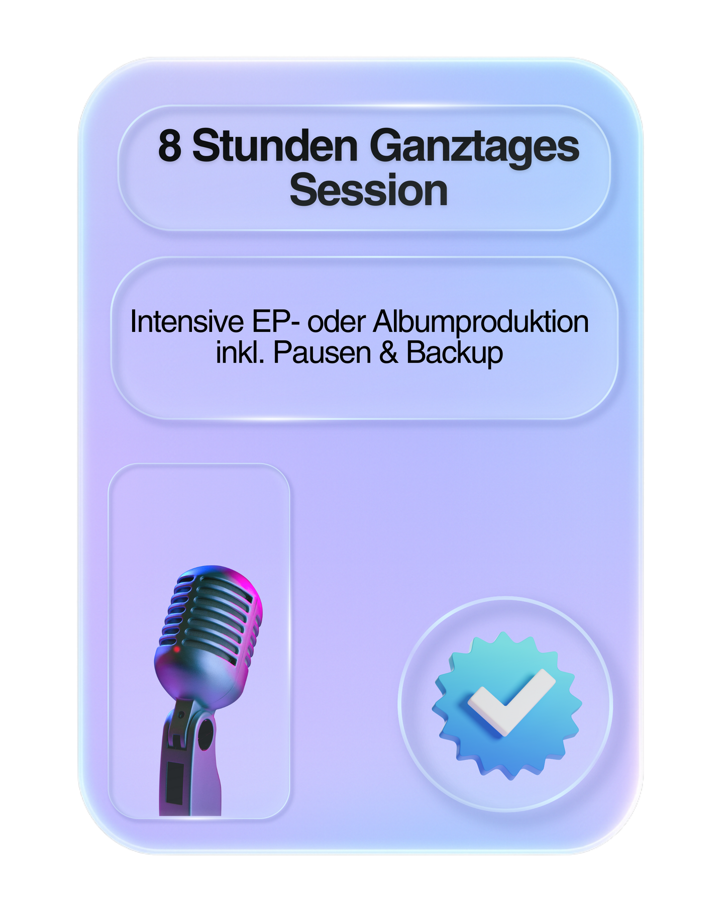 8 Stunden Ganztages-Session